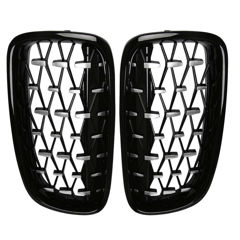 Car Front Bumper Grille Diamond Kidney Racing Grille Air Intake Grille for Bmw 3 Series F30 F31 201