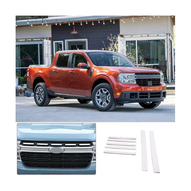 Car Front Bumper Grille Mesh Inserts Covers Trim Decoration for 2022 2023 Accessories