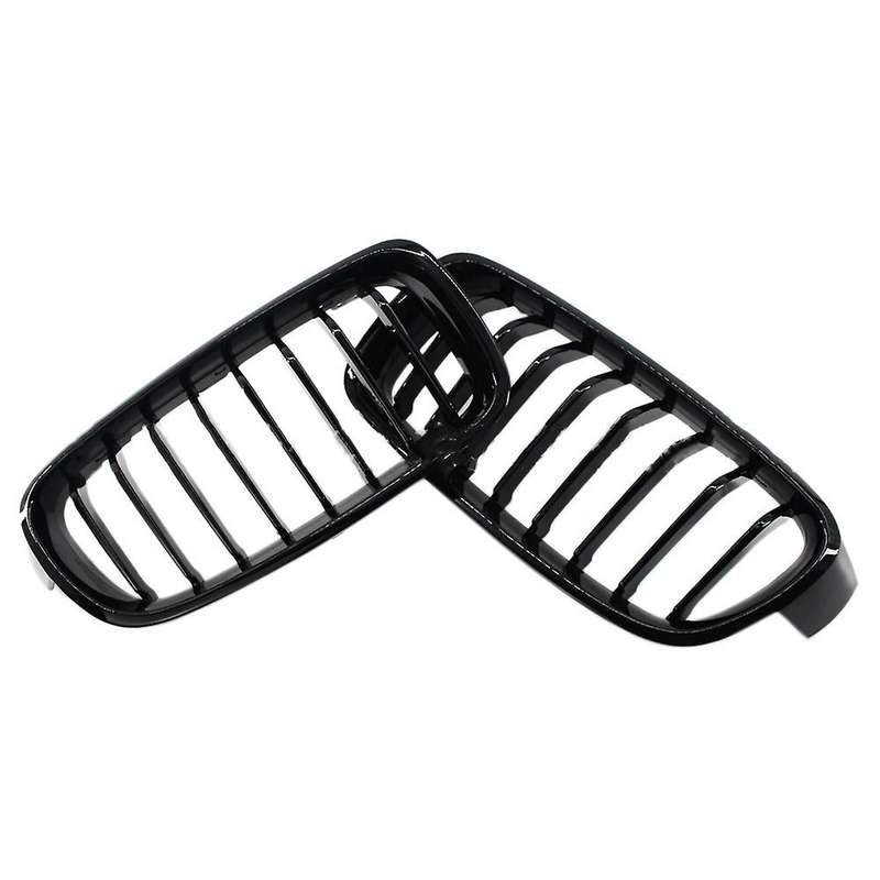 Car Front Bumper Grilles Hood Center Grill Dual Slats Grill for 3 Series F30 320DX/320I/340IX 2012-2