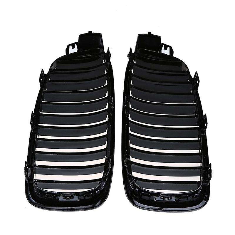 Car Front Bumper Grilles Hood Center Grill Dual Slats Grill for 3 Series F30 320DX/320I/340IX 2012-2