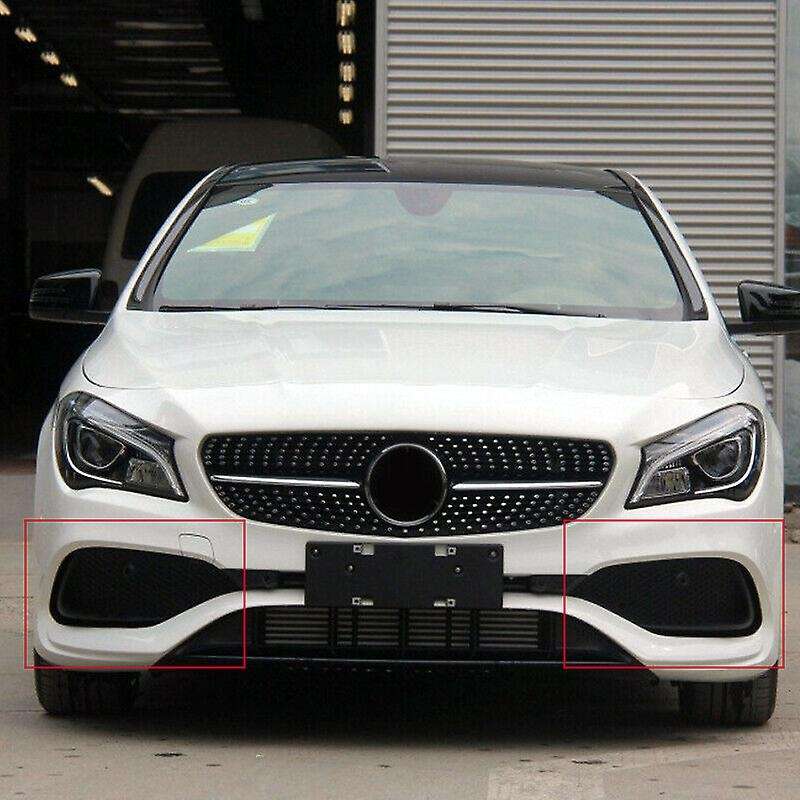 Car Front Bumper Grilles Fog Light Cover Trim for CLA W117 CLA200 CLA250 CLA45