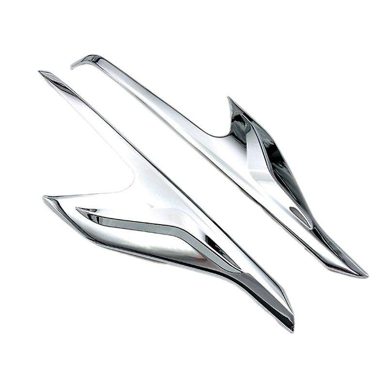 Car Front Bumper Headlight Eyebrow Fog Light Eyebrow Decoration Strip for Alphard 2016-2020
