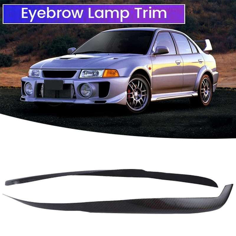 Car Front Bumper Headlight Eyelid Eyebrow Lamp Trim for 3 4 1996-1998