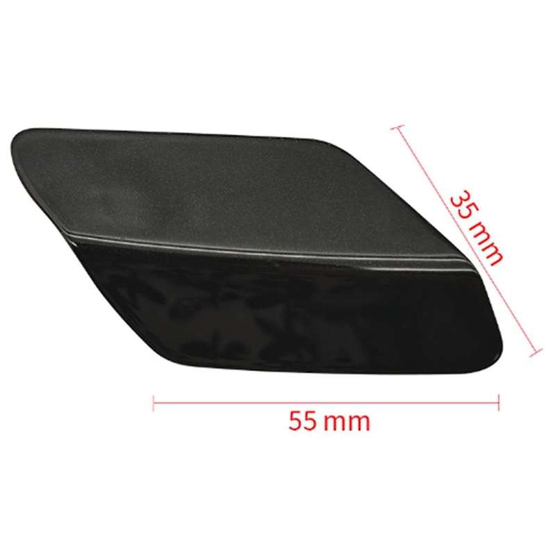 Car Front Bumper Headlight Washer Nozzle Cover 51118067969 for 3 Series F30 F31 2012-2019 Black