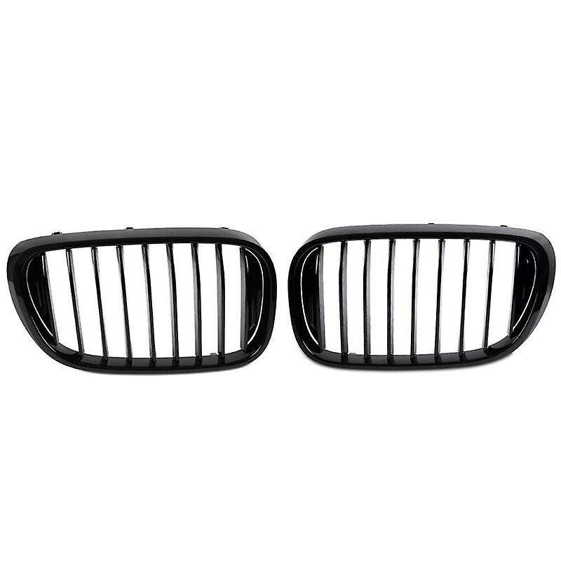 Car Front Bumper Kidney Grille Glossy Black for 7 Series G11 G12 2017-