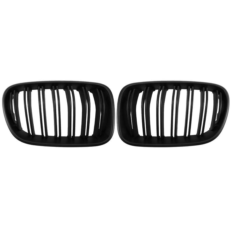 Car Front Bumper Kidney Grille Two-Line Grille for  X3 F25 2010-2014 51712297589 51712297590