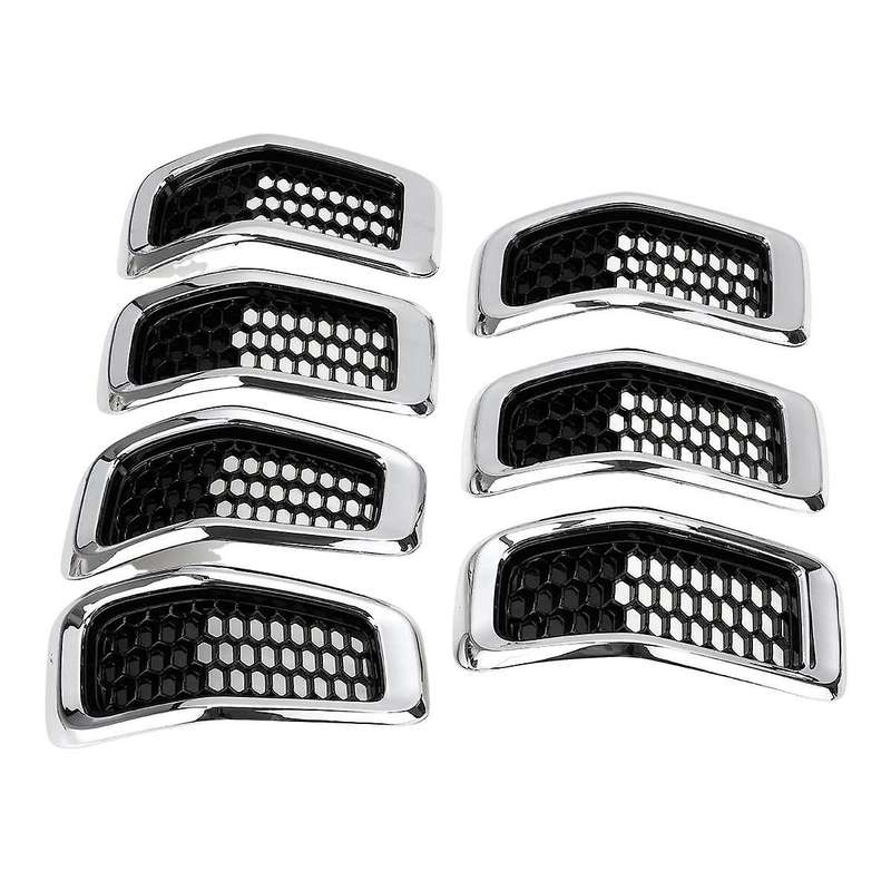 Car Front Bumper Insert Mesh Grille Decoration Cover Front Radiator Inlet Grill Trim Cover for 2014-