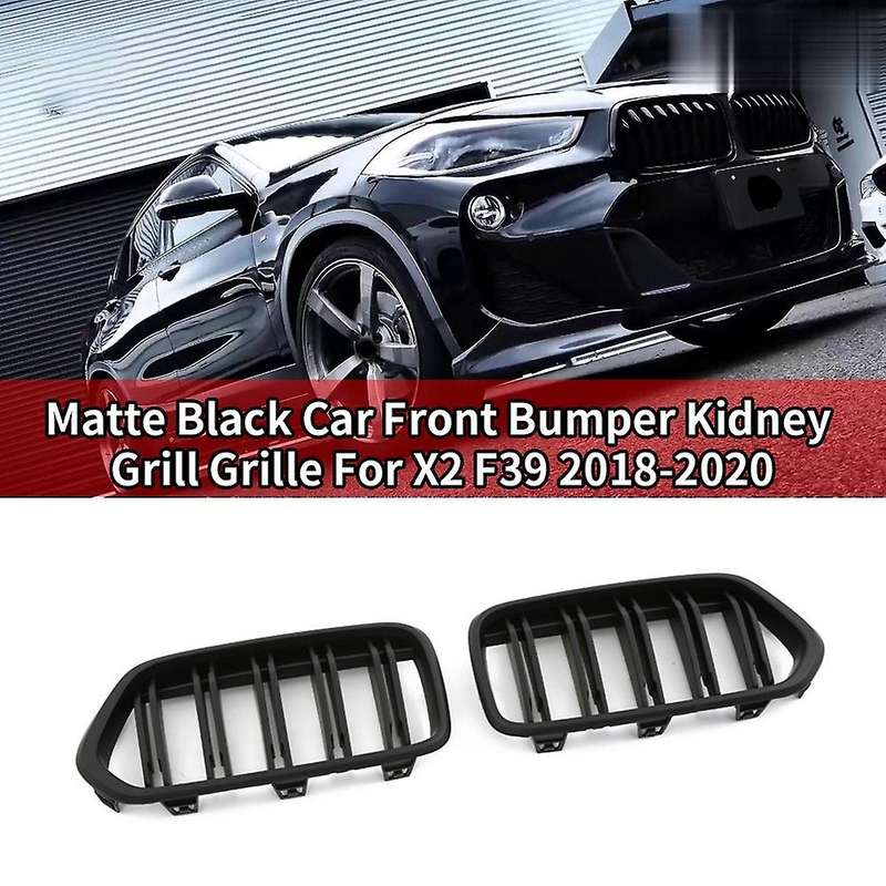 Car Front Bumper Kidney Grill Grille for X2 F39 2018-2020 Replacement Racing Grills
