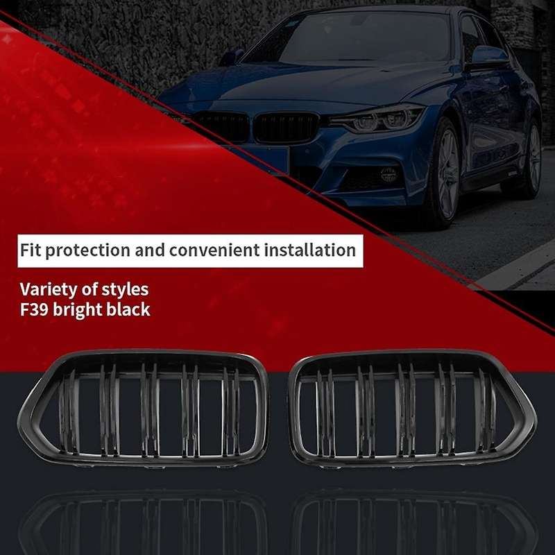 Car Front Bumper Kidney Grill Grille for X2 F39 2018-2020 Replacement Racing Grills