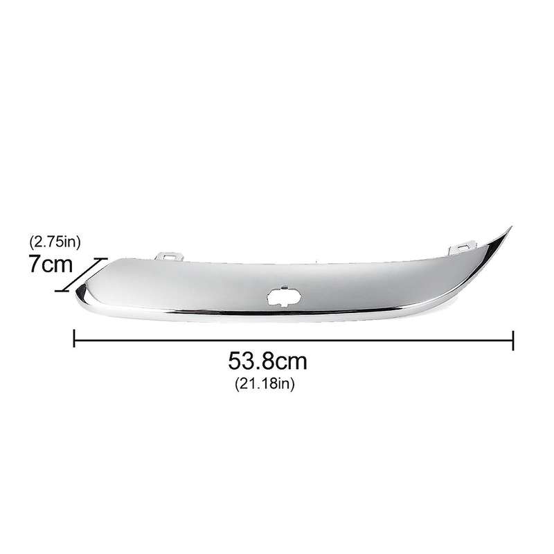 Car Front Bumper Lamp Cover Decorative Strip with Holes for 300C 2005-2011 04806124AA Right