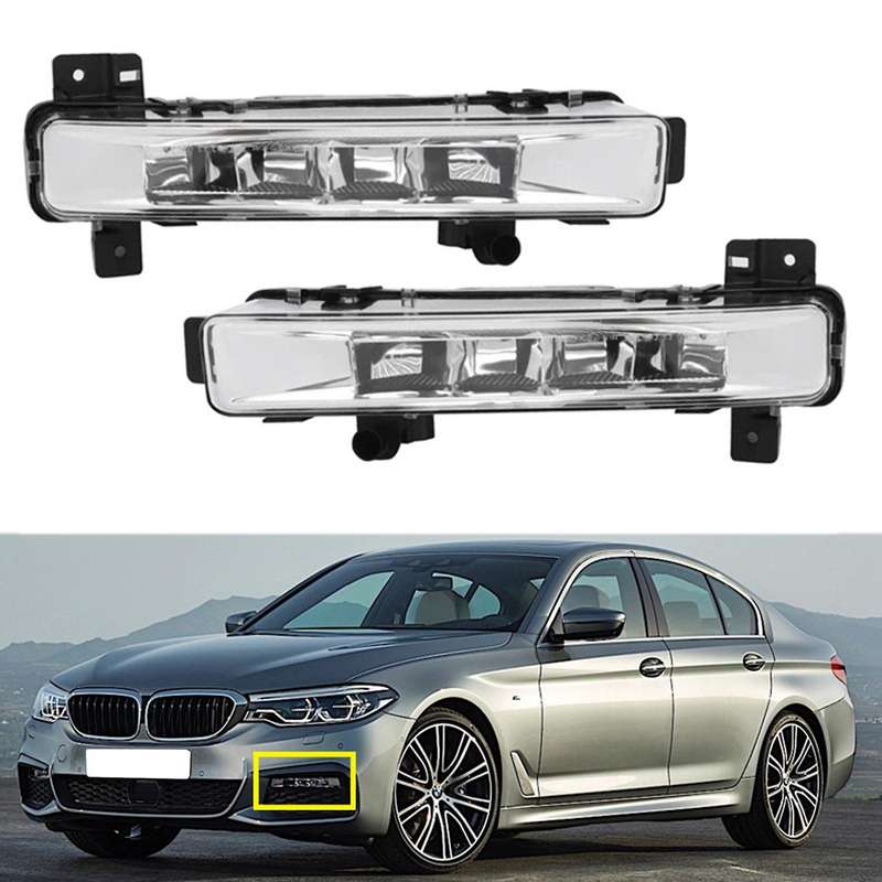 Car Front Bumper LED Fog Light Daytime Running Lamp for G30 G31 G38 5 Series 520I 530I 540I 63177349