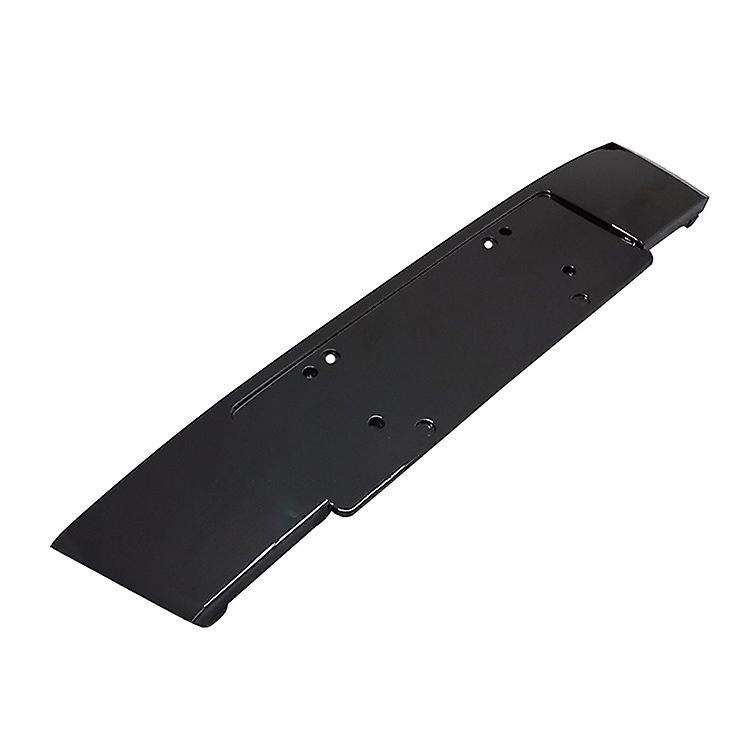 Car Front Bumper License Bracket Plate Bright Black for- 2010 2011-2015 4L0807285