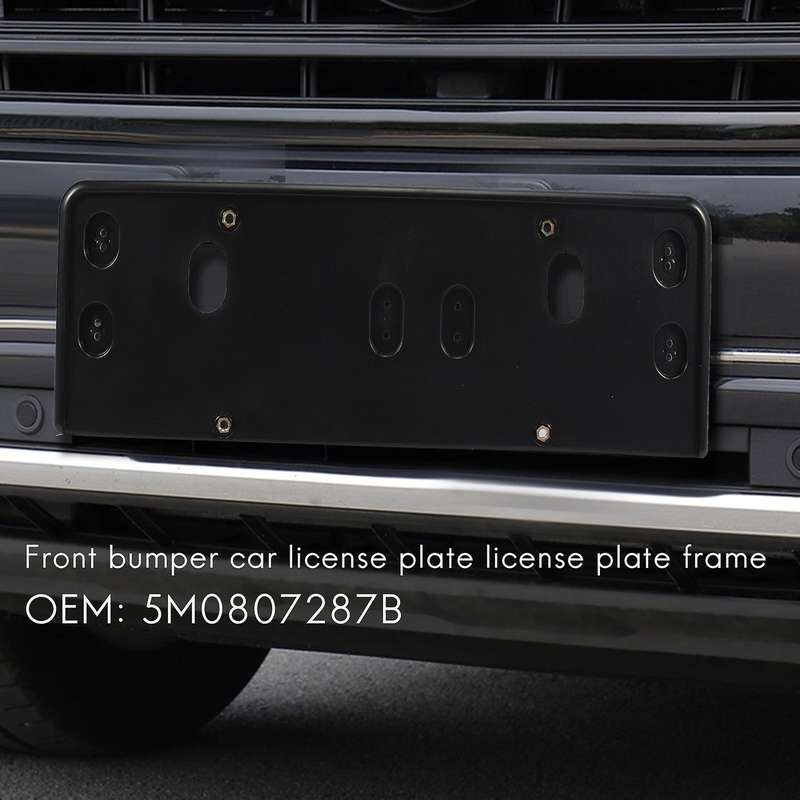 Car Front Bumper License Plate Frame Automobile Parts for Up SIAT 5M0807287B