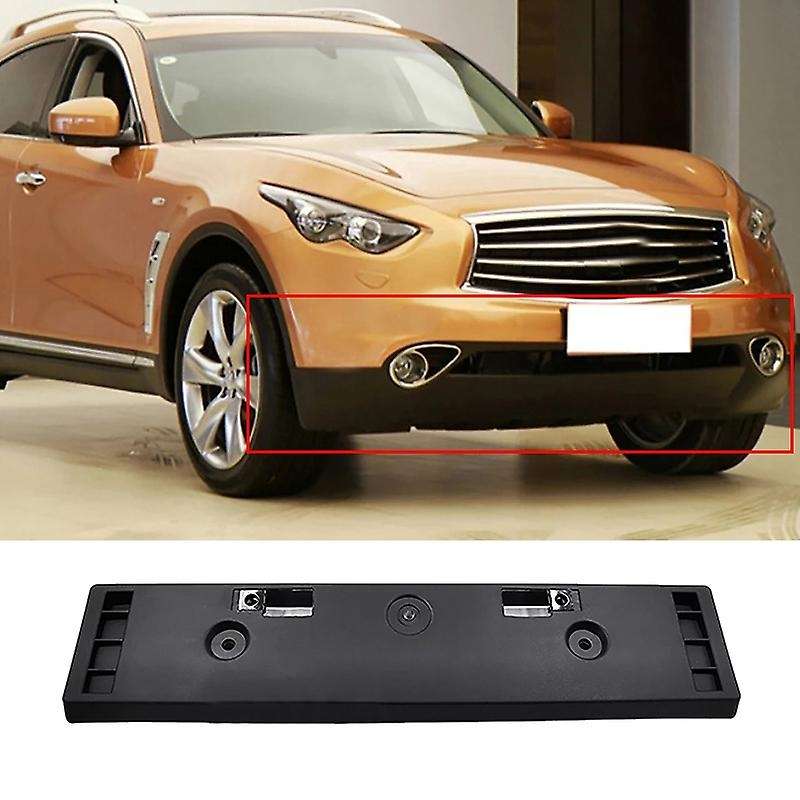 Car Front Bumper License Plate for FX35 FX37 FX50 2009 2010 2011 2012 2013 QX70 S51 2013 2014 2015 9