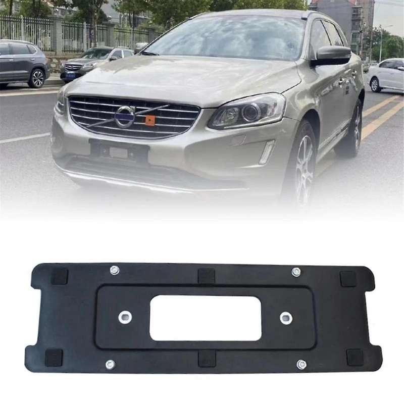 Car Front Bumper License Plate License Plate Holder for Xc60 S60 S90 V90 2017-2023 31358493 3142578