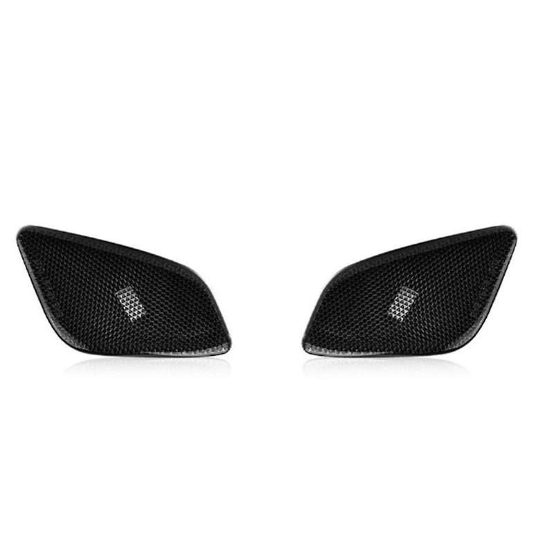 Car Front Bumper Light Cover 55157033AA for Wrangler TJ 1997-2006 Turn Signal Light Cover Black