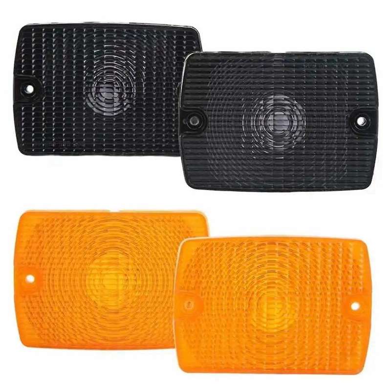 Car Front Bumper Light Cover 56001378 CH2520111 for YJ 1987-1995 Turn Signal Light Cover Black