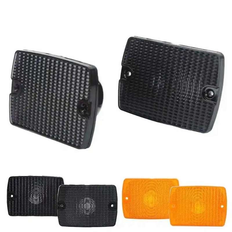 Car Front Bumper Light Cover 56001378 CH2520111 for YJ 1987-1995 Turn Signal Light Cover Black