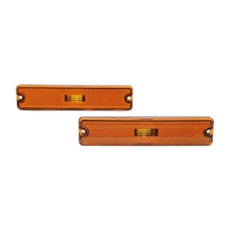 Car Front Bumper Light Cover 56001424 for Wrangler YJ 1987-1995 Turn Signal Light Cover Yellow