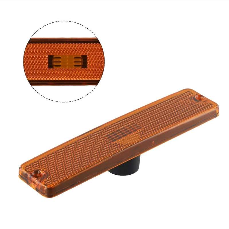 Car Front Bumper Light Cover 56001424 for Wrangler YJ 1987-1995 Turn Signal Light Cover Yellow