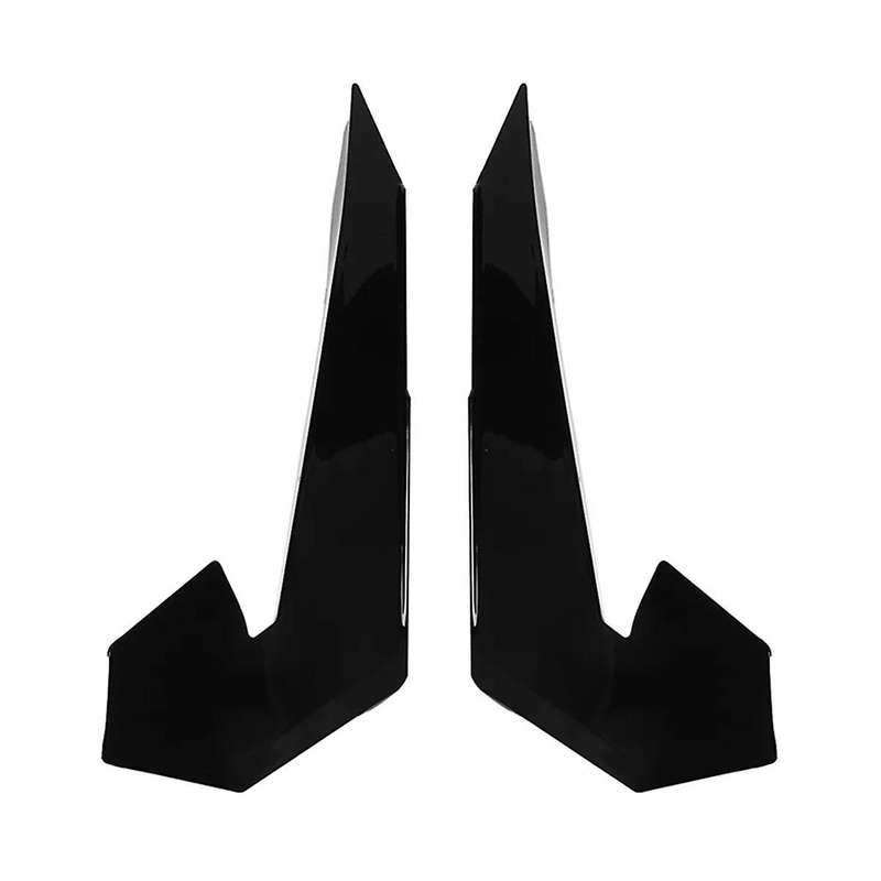 Car Front Bumper Lip Fin Splitter Spoiler Canard Sticker for 10TH Type-R 2019-2021