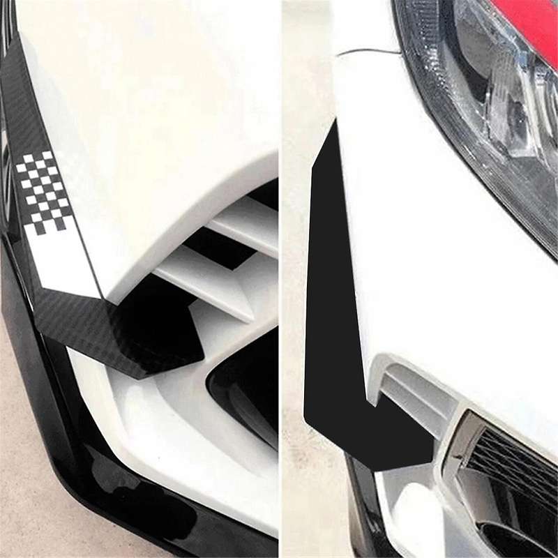 Car Front Bumper Lip Fin Splitter Spoiler Canard Sticker for 10TH Type-R 2019-2021