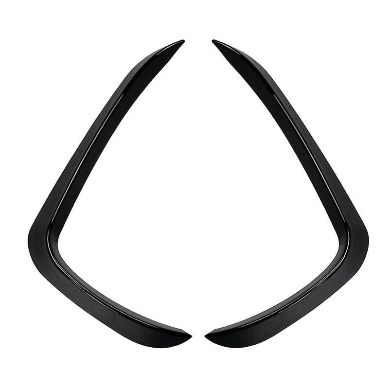 Car Front Bumper Lip Side Spoiler Fog Lamp Frames Cover for X5 F15 2014-2018 Body Kit Splitter(gloss