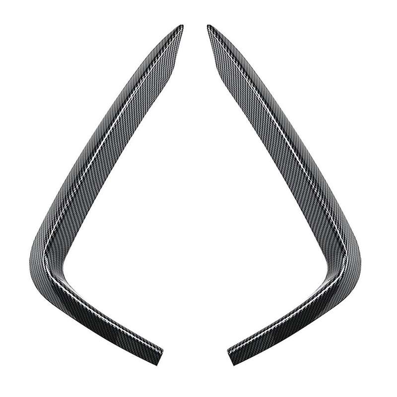 Car Front Bumper Lip Splitter Spoiler Strips for 2 Series F22 F23 2015-2019 Air Knife Trims Carbon F