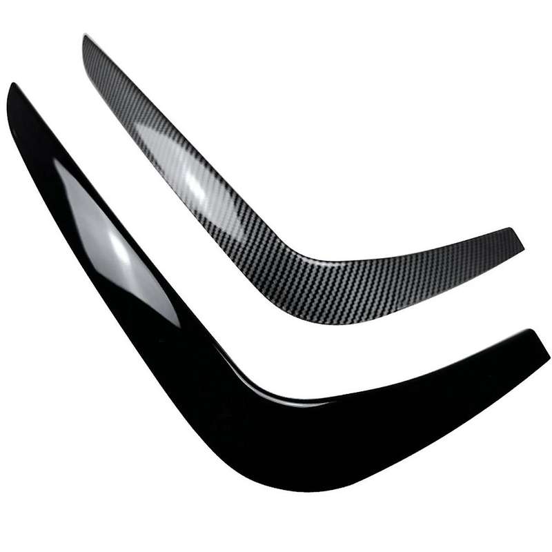 Car Front Bumper Lip Splitter Spoiler Strips for 2 Series F22 F23 2015-2019 Air Knife Trims Carbon F