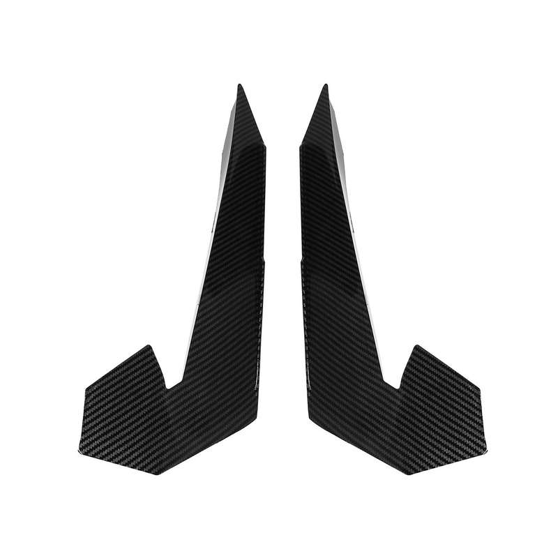 Car Front Bumper Lip Splitter Fin Air Knife Auto Kit Car Spoiler for 10TH Type-R 2019-2021 Carbon Fi
