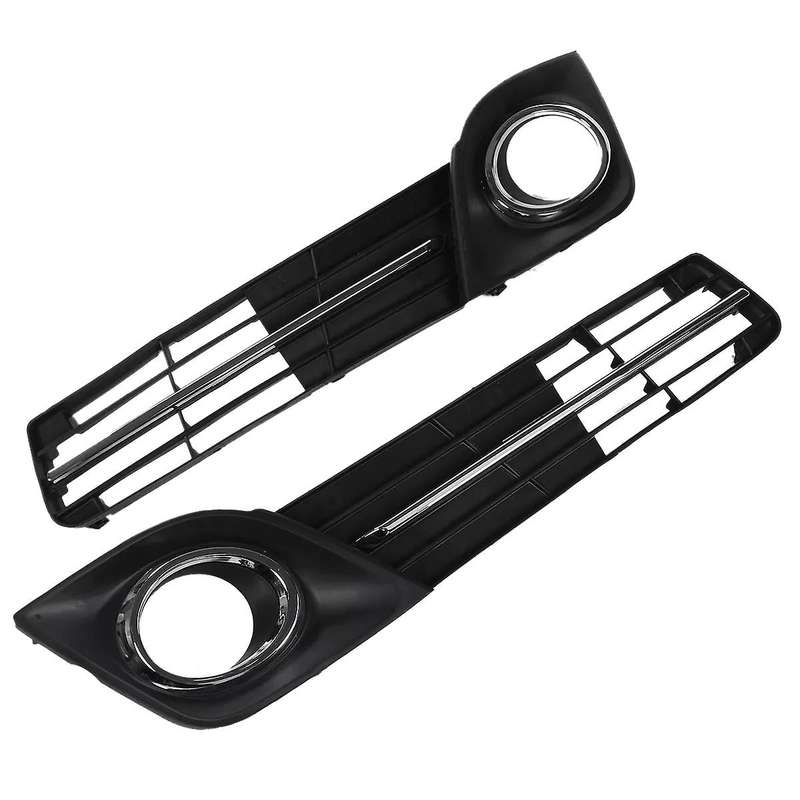Car Front Bumper Lower Fog Light Grille Cover Bezel for 2012 2013 2014