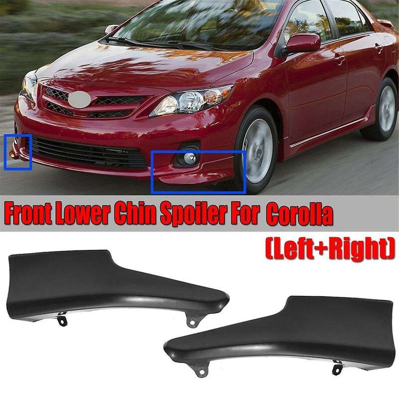Car Front Bumper Lower Chin Spoiler Lips for 2011-2013 Bumper Splitter Lip Diffuser(left)