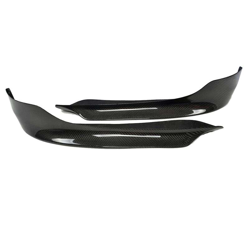 Car Front Bumper Lip Splitters for 325I 335I E90 Sedan 4-Door 2009 - 2012 Apron Winglets Flaps Spoil