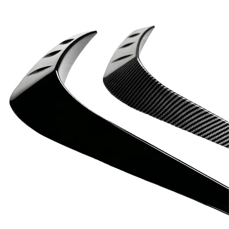 Car Front Bumper Lip Splitter Spoiler Strips for Focus St Line 2019-2022 Front Air Knife Trims Glos
