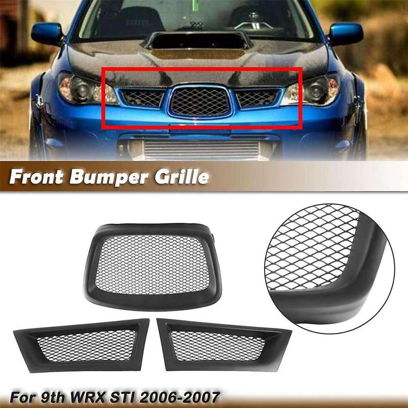 Car Front Bumper Lower Mesh Grill Grille Cover Trim for 9th 2006 2007