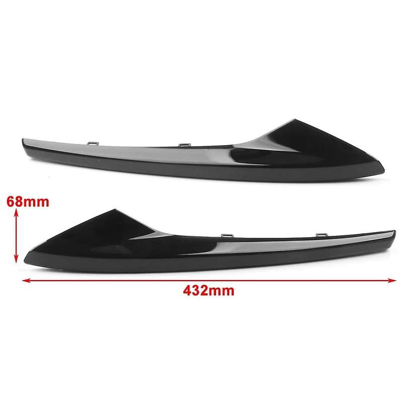 Car Front Bumper Outer Grill Cover Trim for XE R-Sport 2015-2019 Front Bumper Trim Strip T4N5890 T4N
