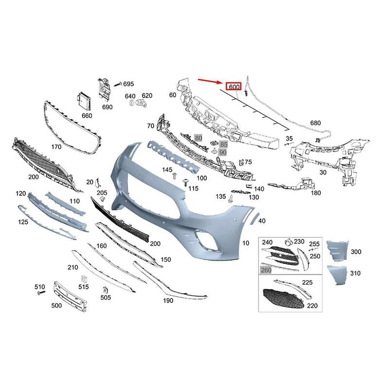 Car Front Bumper Parking Sensor Harness Wiring A2135405403 for E-Class W213 W238 2014-2021