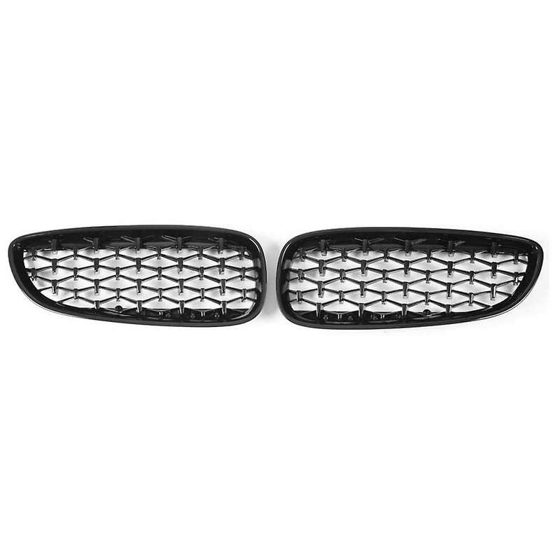 Car Front Bumper Racing Grills Kidney Grille Diamond Grille for  Z4 E89 2009-2016 Black