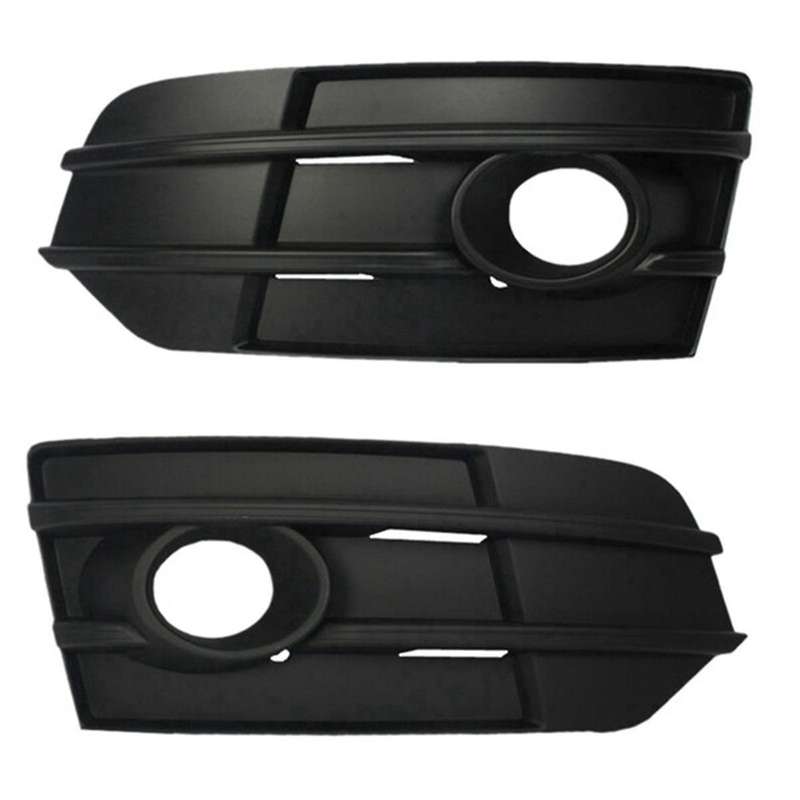 Car Front Bumper Racing Grills Fog Light Grille for Q5 2009 -2017 Fog Lamp Frame 8r0807681g 8r080768