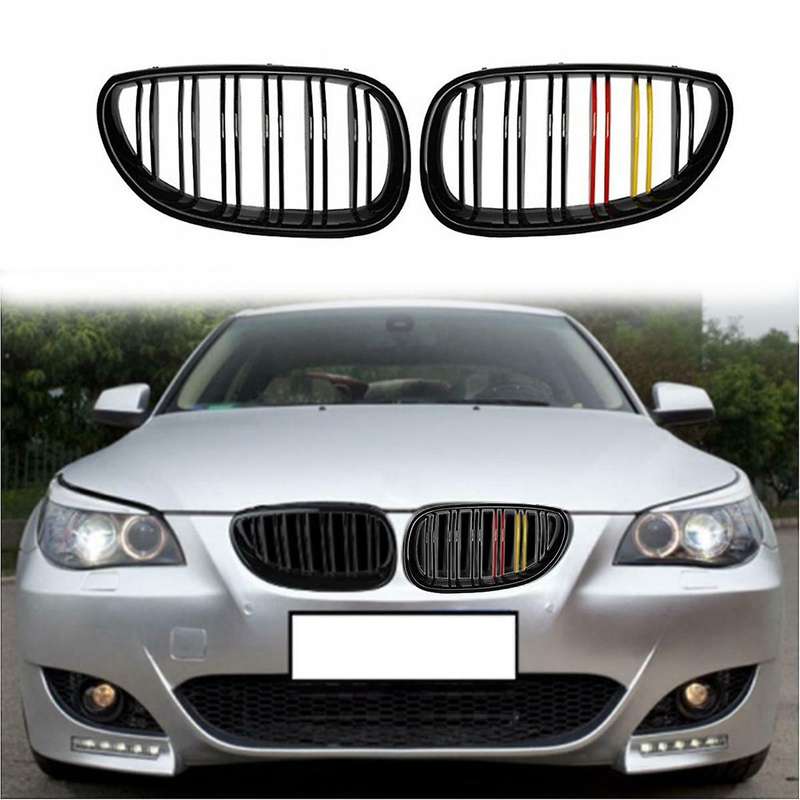 Car Front Bumper Radiator Grilles Grill for  E60 525I 528I 530I Sedan 2003-2010