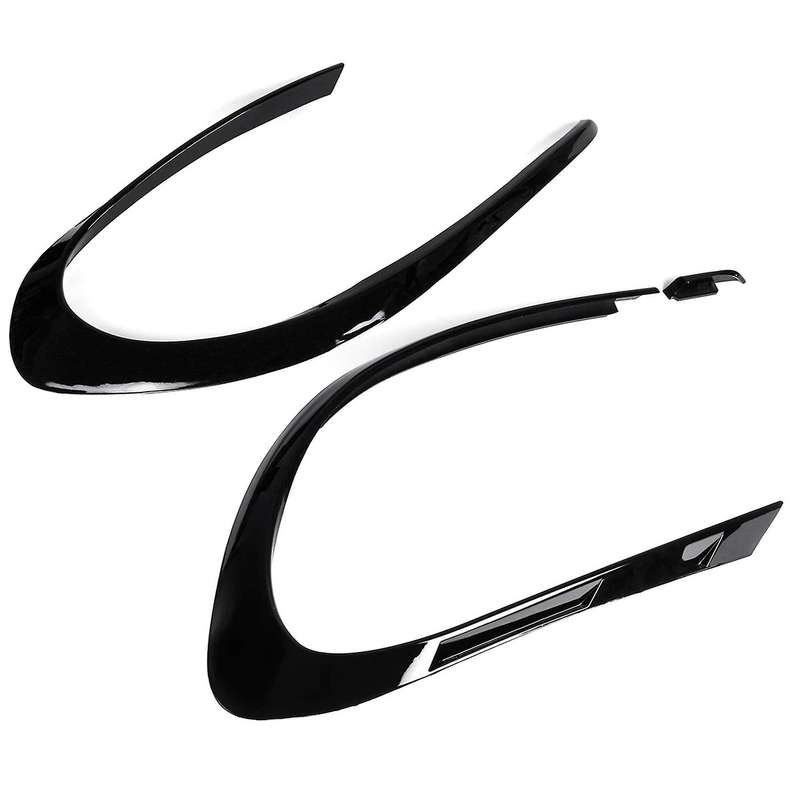 Car Front Bumper Side Fog Light Splitter Spoiler for CLA Class W117 C117 CLA45 CLA200 CLA220 2016-20