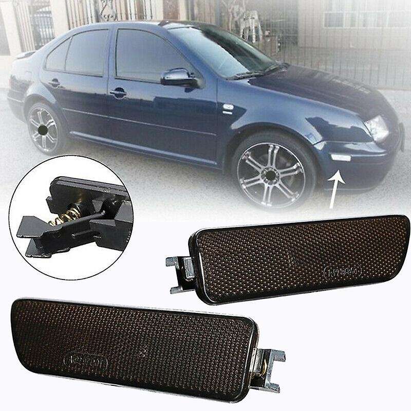 Car Front Bumper Side Marker Light Turn Signal Light Lamp Repeater for GOLF MK4 1999-2005