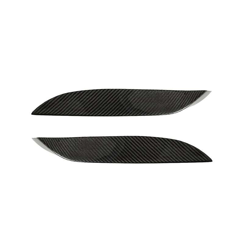 Car Front Bumper Side Splitter Canards Lip Spoiler for F80 M3 F82 F83 2015-2018 Real Carbon Fiber