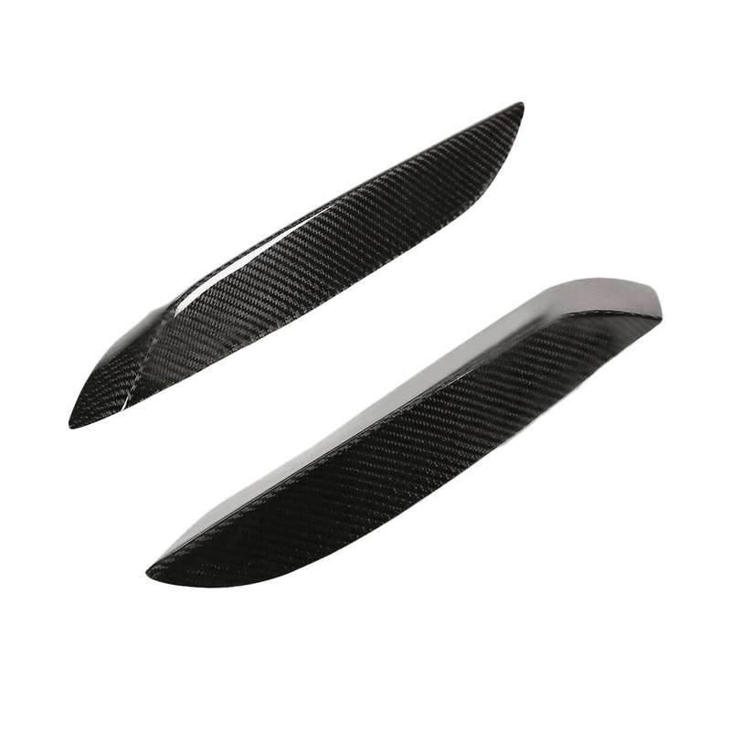 Car Front Bumper Side Splitter Canards Lip Spoiler for F80 M3 F82 F83 2015-2018 Real Carbon Fiber