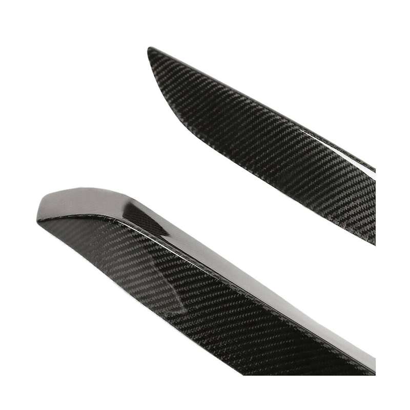 Car Front Bumper Side Splitter Canards Lip Spoiler for F80 M3 F82 F83 2015-2018 Real Carbon Fiber