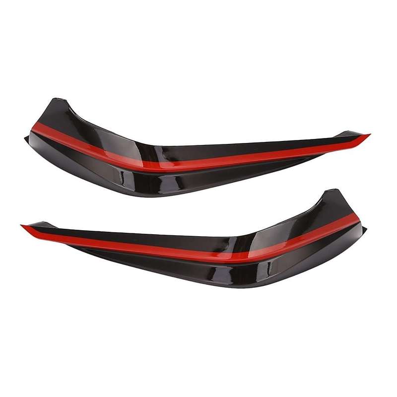 Car Front Bumper Side Spoiler Guard Car Body Modification for 11Th 22 Front Bumper Lip Wrap Angle S