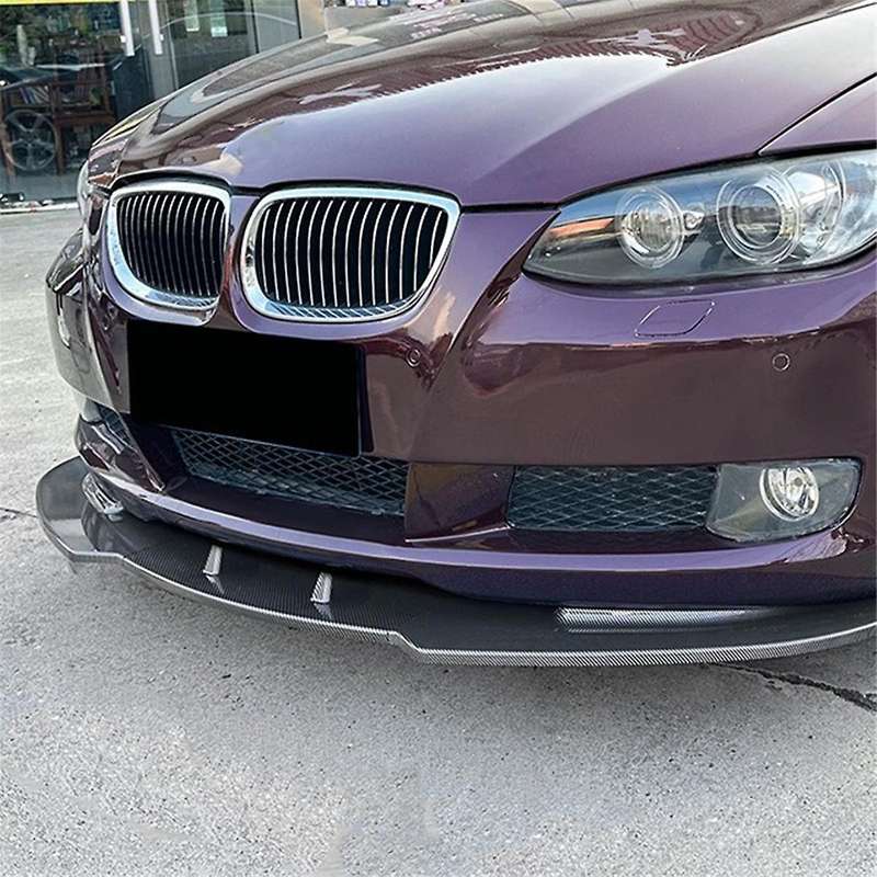 Car Front Bumper Splitter Lip Diffuser Spoiler Cover Guard for 3 Series E92 E93 2006-2013 Carbon Fib