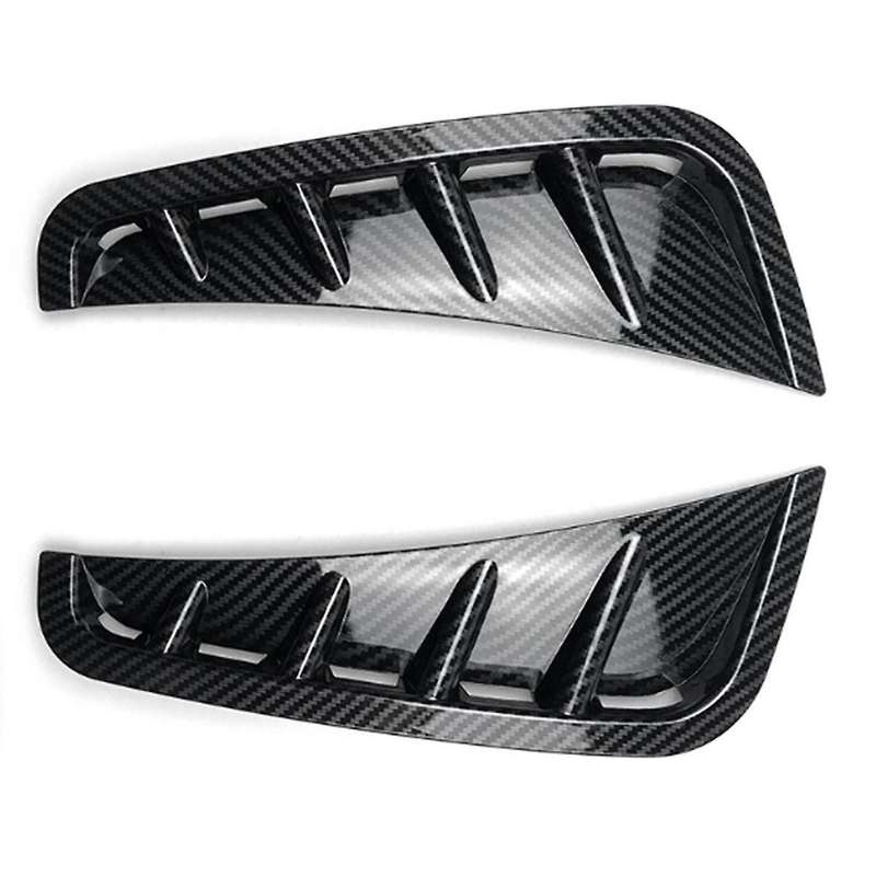 Car Front Bumper Side Spoiler Splitter Cover for C Class W205 2019+ Flank Air Intake Wind Knife