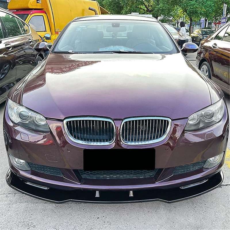 Car Front Bumper Splitter Lip Diffuser Spoiler Cover Guard for 3 Series E92 E93 2006-2013 Gloss Bla