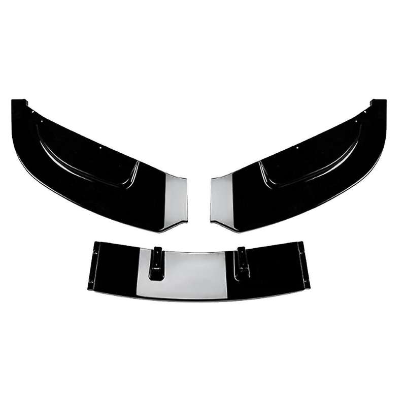 Car Front Bumper Splitter Lip Diffuser Spoiler Cover Guard for 3 Series E92 E93 2006-2013 Gloss Bla
